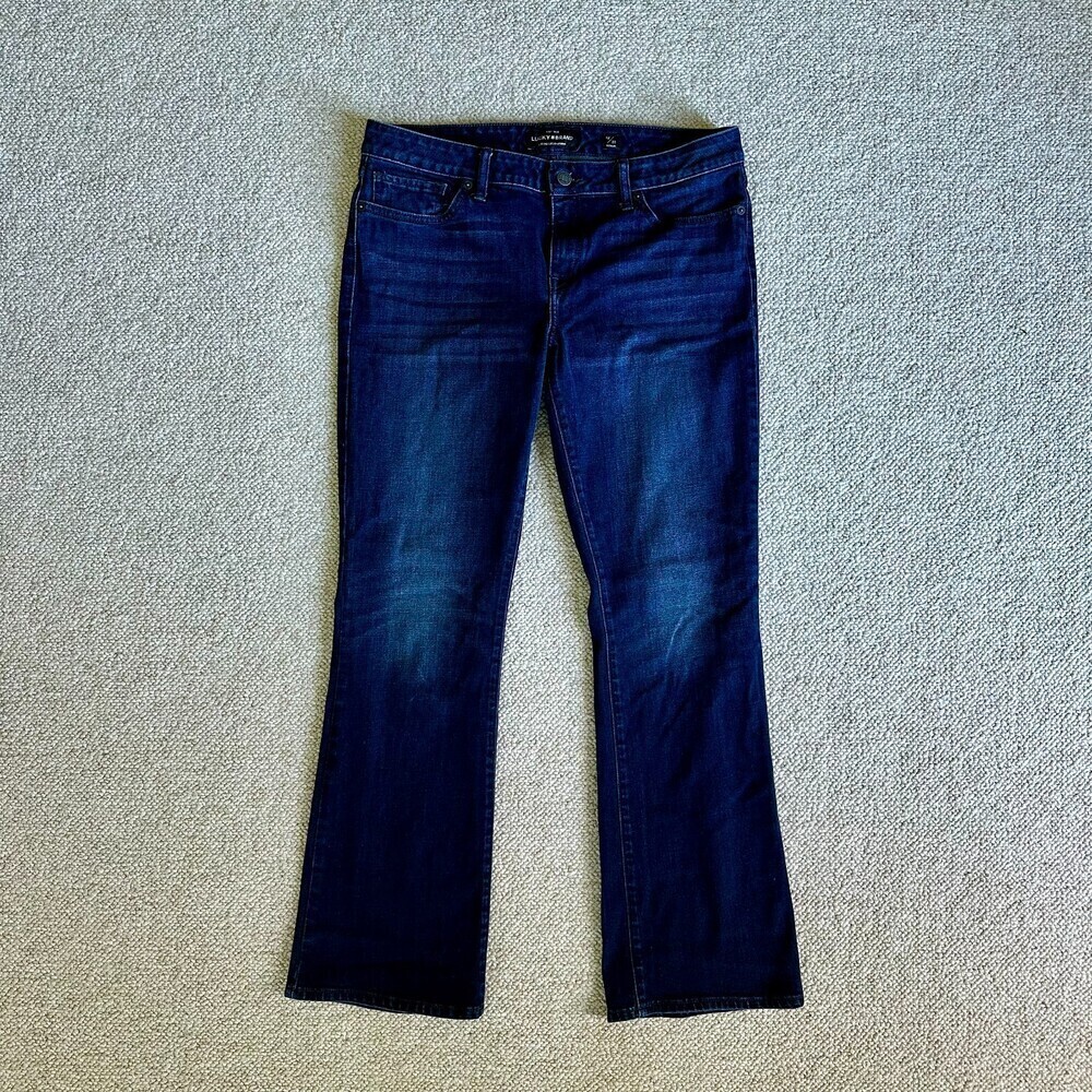 Lucky Brand Lolita Boot Jeans Dark Wash Stretch Sz 12 / 31